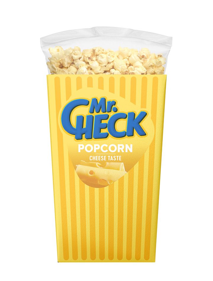 Mr.Check PopCorn BOX Cheese 150g.
