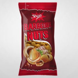 JĖGA žemės riešutai luobelėje barbeque skonio, 100g.