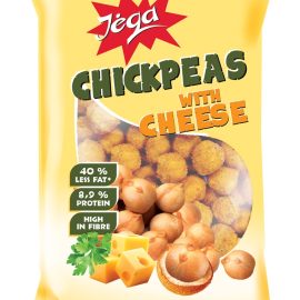 JĖGA sūrio skonio avinžirniai traškioje luobelėje, 100g.