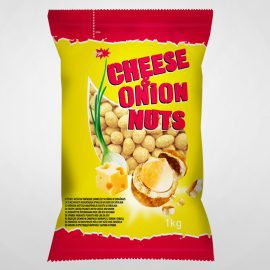 JĖGA Orzeszki ziemne w łupinie o smaku sera i cebuli 1 kg