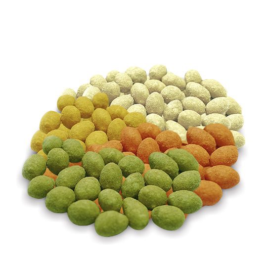 Noci ricoperte vendute a peso