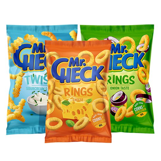 Mr.Check kukurūzų užkandžiai