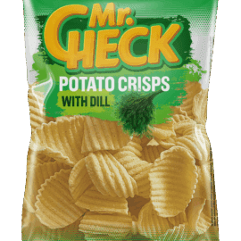 Krapų skonio bulvių traškučiai „Mr. Check“ 150g