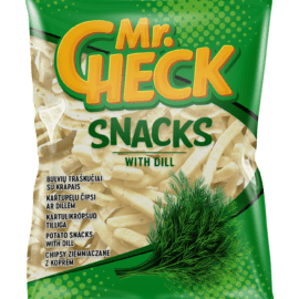 Krapų skonio bulvių traškučiai „Mr. Check“ 50g