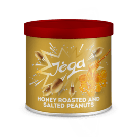 Medaus skonio skrudinti žemės riešutai „Jėga“ 140g