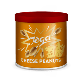 Sūrio skonio skrudinti žemės riešutai „Jėga“ 140g