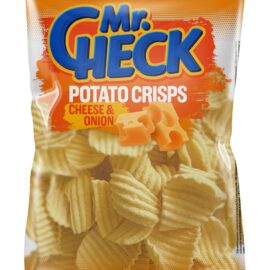 Sūrio skonio bulvių traškučiai „Mr. Check“ 90g
