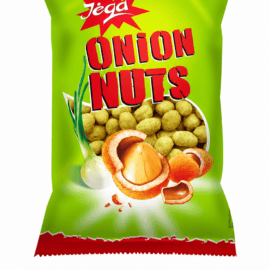 JĖGA žemės riešutai luobelėje su svogūnais, 500g.